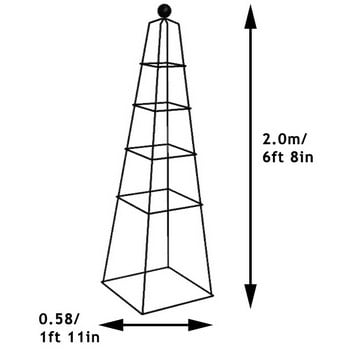 Harrod Vintage Pyramid Wire Obelisks