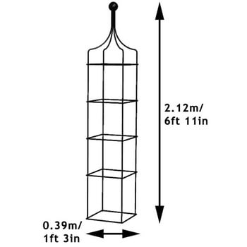 Harrod Vintage Square Wire Obelisks