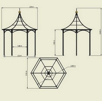 Hexagonal Gazebo