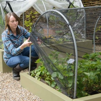 Hoops & Butterfly Net Cover for Standard Metal Beds