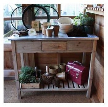 Potting top bench table