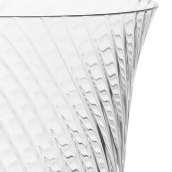 Julia Twisted Cut Crystal Red Wine Glasses - Set of 6