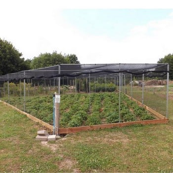 Large Angled Aluminium Fruit Cage - Bespoke Design