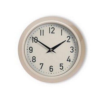 Large Outdoor Clock in Clay