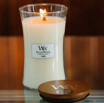 Crackling candles with wooden deals wicks