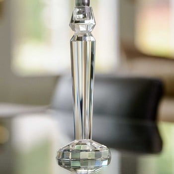 Lead Crystal Candle Holder by Sia