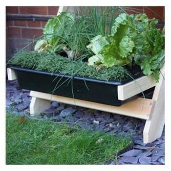 Lean-To Ladder Vegetable Garden