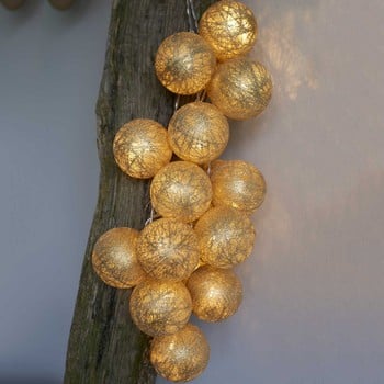 LED Glitter Ball Garlands