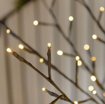 Indoor outlet twig lights
