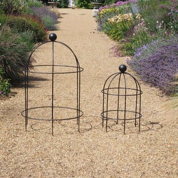 Lobster Pot Plant Support - Matt Black