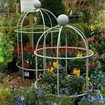 Lobster Pot Plant Supports - Pigeon Grey Lobster Pot Plant Supports - Pigeon Grey
