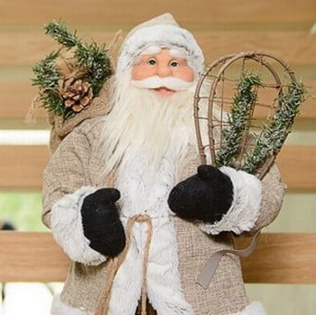 Luxury 60cm Standing Santa Decoration