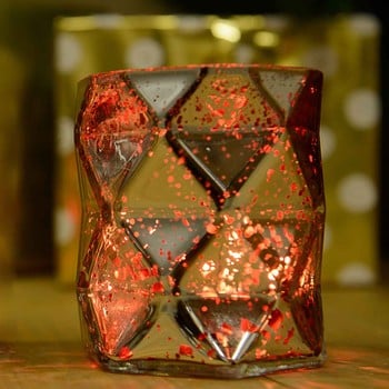 Luxury Glass Tea Light Holders (Set of 2) by Sia
