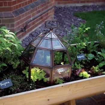 Octagonal Copper Victorian Cloche