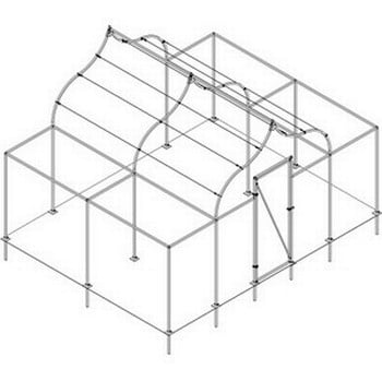 Ogee Arch Fruit Cage with Flat Sides - Bespoke Design