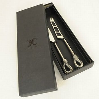 Polished Knot Cheese Knife Set