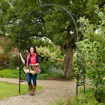 Roman Half Lattice Superior Garden Arch