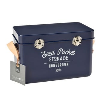 Seed Packet Storage Tin - Atlantic Blue