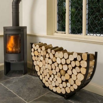 Semi Circular Steel Log Store Semi Circular Steel Log Store