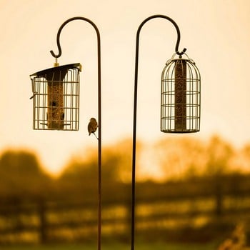 Shepherd's Crook Rust Finish Hanging Hooks - Pack of 6