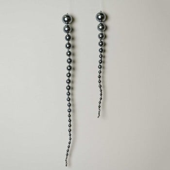 Silver Hanging Pearls Garland by Sia
