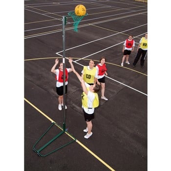 Single Wheelaway Netball Post -10mm ring Single Wheelaway Netball Post -10mm ring