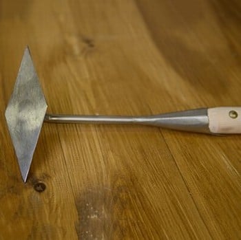 Diamond shaped garden shop hoe