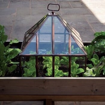 Square Copper Victorian Cloche Square Copper Victorian Cloche