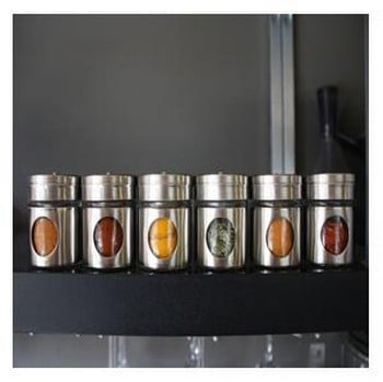 Stainless Steel Spice Jar Set