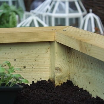 Standard Corner Wooden Raised Beds