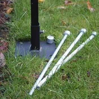 Garden Arch Fixing Pins And Bolts, How To Secure A Metal Garden Arch In The Ground