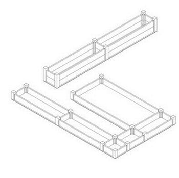 Superior Raised Beds U Shape - Bespoke Design