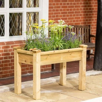 Superior Wooden Raised Bed Tables