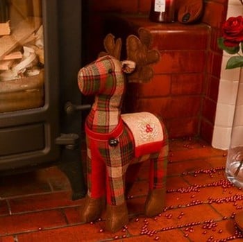 Tartan Reindeer by Gisela Graham