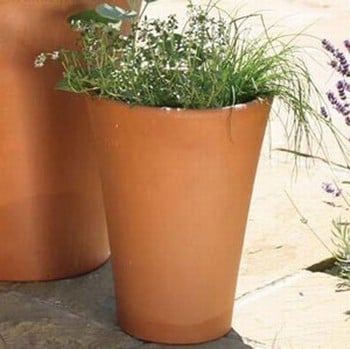 Terracotta Long Tom Pot - Small