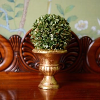 Topiary Gold Ball by Gisela Graham Promotion
