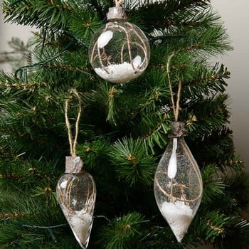 Twig Bauble Tree Decorations (Set of 3) by Sia