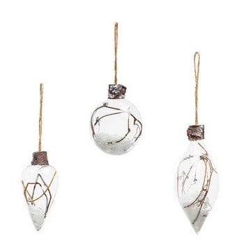Twig Bauble Tree Decorations (Set of 3) by Sia Twig Bauble Tree Decorations (Set of 3) by Sia