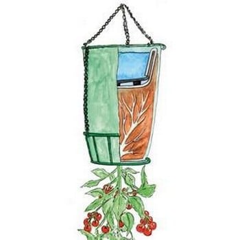 Upside-Down Tomato Planter Vegetable Planting Bags with Holes Tomato and Hot Pepper Strawberry Grow Bag Hanging Aeration Planter for Strawberry Nicheo 3 Pcs 3 Gallon Hanging Strawberry Planter 