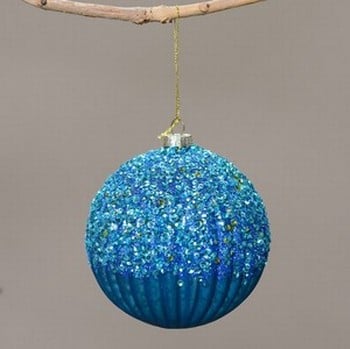 Victoria Glass Bauble by Floral Silk