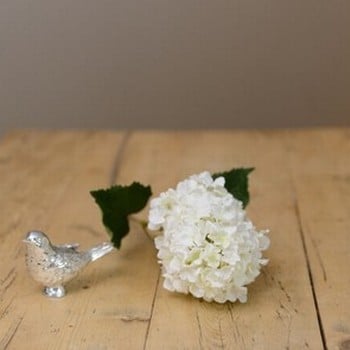 White Hydrangea Spray by Sia