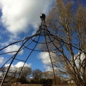 Wire Gazebo with Integral Seating-Bespoke Design