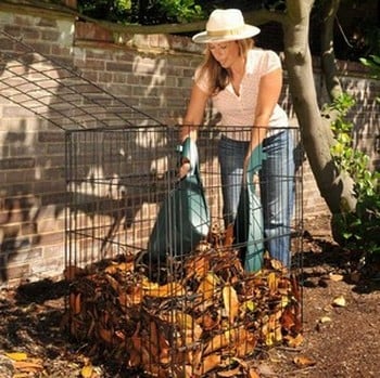 Wire Leaf Composter