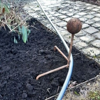 Wrought Iron Hose Guide with 50mm ball