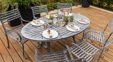 Southwold Oval Dining Table Sets 1.8m