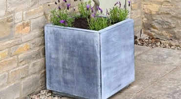 Southwold Square Metal Planter