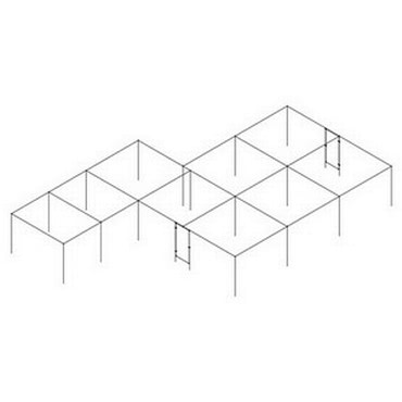 Aluminium Fruit Cage L Shaped - Bespoke Design Aluminium Fruit Cage L Shaped - Bespoke Design