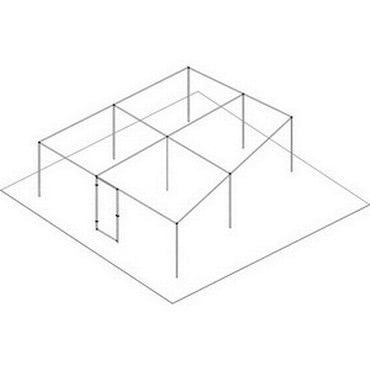 Angled Aluminium Fruit Cage - Bespoke Design Angled Aluminium Fruit Cage - Bespoke Design