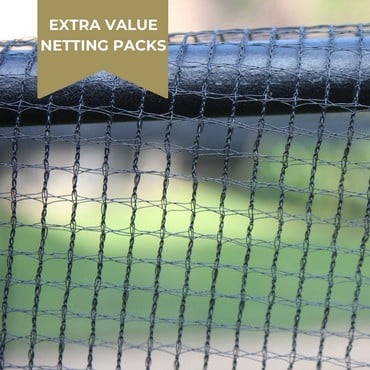 Extruded Plastic Mesh for Flight Pens and Bird Netting