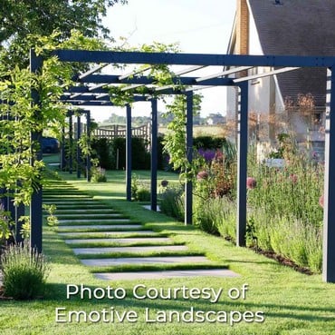 Contemporary Pergola Walkway